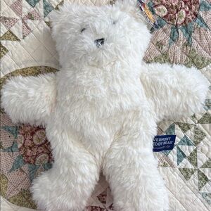 Vermont Teddy Bear White Stuffed Animal
